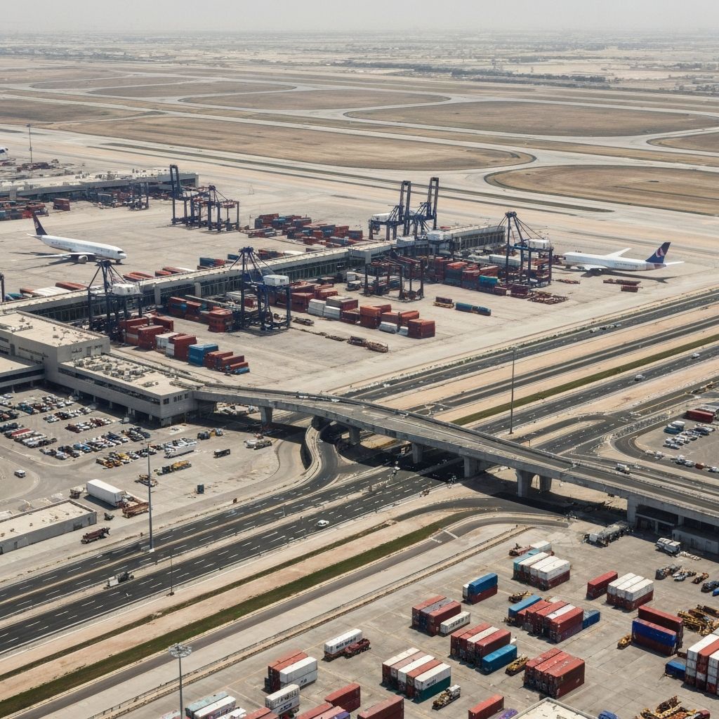 Reaching Jebel Ali Free Zone from DWC Airport