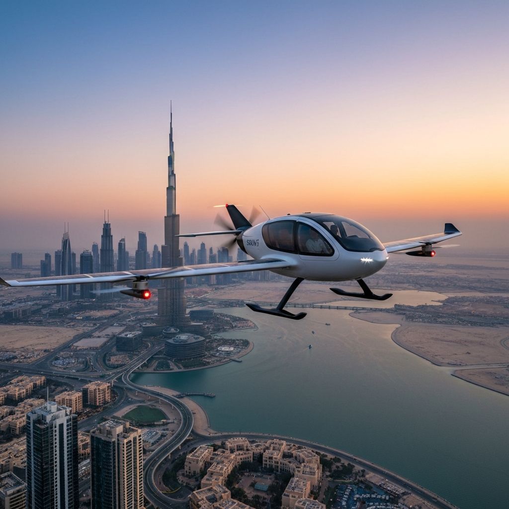 Air Taxis Coming to Dubai by End of 2026